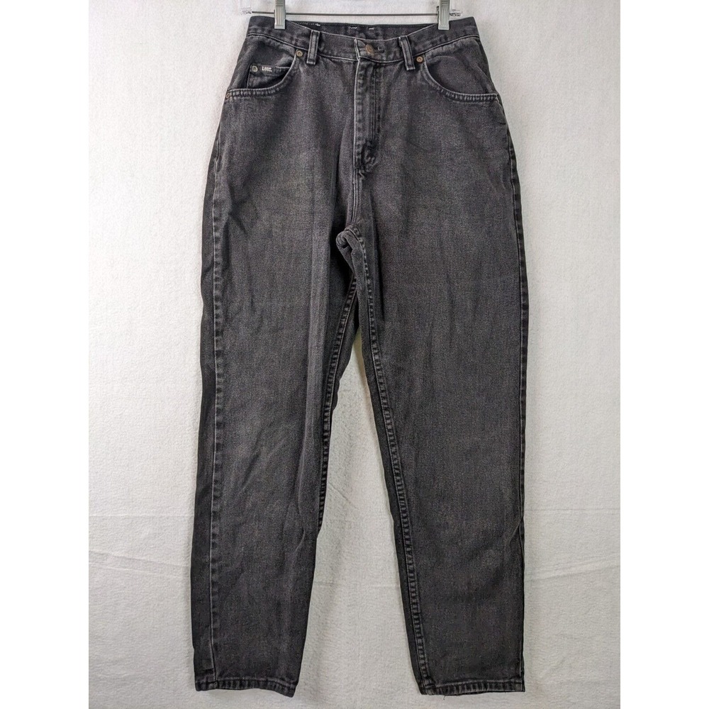 Lee Original Womens Jeans Size 12 Cotton Black